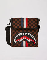 SPRAYGROUND Machine Française Messenger Sling B7489 at Gravity NYC